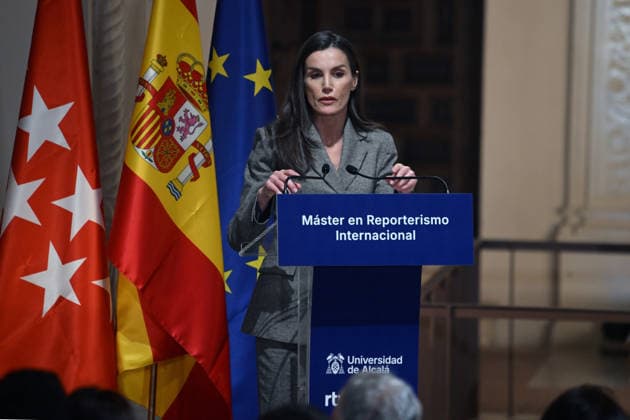 Queen Letizia during the closing ceremony of the third edition of the Master of Lifelong Learning in International Reporting Queen Letizia during the closing ceremony of the third edition of the Master of Lifelong Learning in International Reporting at the University of Alcalá de Henares, on March 12, 2026, in Alcalá de Henares Madrid, Spain The Master trains journalists capable of telling the world from the field In collaboration with the RTVE Institute, the program combines academic training and professional experience to prepare students to cover global events, conflicts, crises and political and social transformations, the program combines academic training and professional experience to prepare students to cover global events, conflic  Copyright: xJosÃ xOlivax 7359709