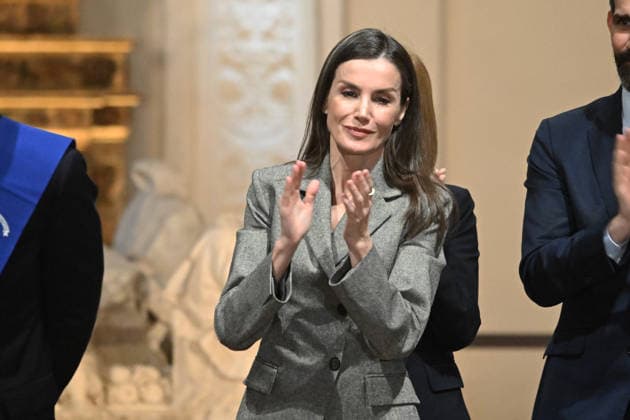 Queen Letizia during the closing ceremony of the third edition of the Master of Lifelong Learning in International Reporting Queen Letizia during the closing ceremony of the third edition of the Master of Lifelong Learning in International Reporting at the University of Alcalá de Henares, on March 12, 2026, in Alcalá de Henares Madrid, Spain The Master trains journalists capable of telling the world from the field In collaboration with the RTVE Institute, the program combines academic training and professional experience to prepare students to cover global events, conflicts, crises and political and social transformations, the program combines academic training and professional experience to prepare students to cover global events, conflic  Copyright: xJosÃ xOlivax 7359812