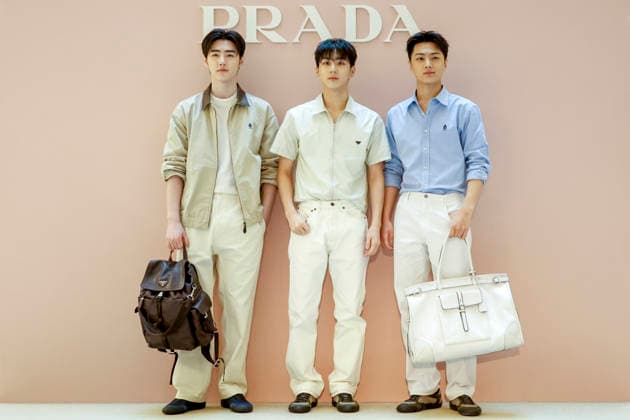 Stars Attend Prada Sun Pop-up Store Opening in Seoul (L-R) Sunghoon, Jungwon, and Jay of South Korean K-pop group ENHYPEN pose for photos during the opening of the Prada Sun pop-up store in Seoul, South Korea, March 12, 2026. Seoul South Korea  Copyright: xMatrixxImages JungxUi-Chelx