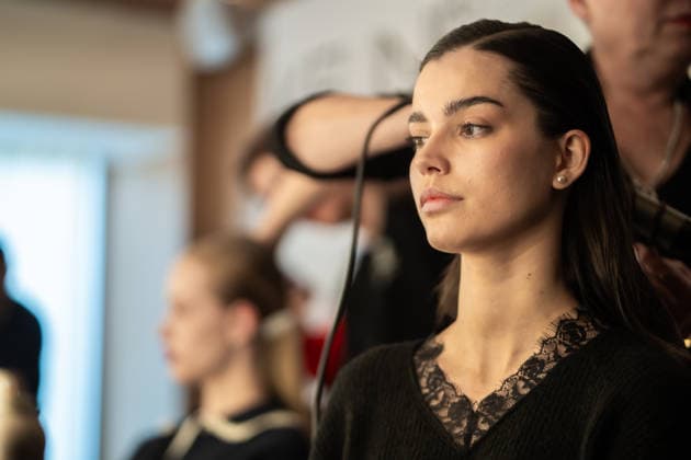 Inaugural OMODA Madrid es Moda fashion show at Plaza de Espana Backstage for the inaugural OMODA Madrid es Moda fashion show at Plaza de Espana, March 12, 2026, in Madrid Spain Organized by the Asociación Creadores de Moda de Espana ACME and the Madrid City Council, the show brings together 24 designers on an open-air runway with the historic buildings as a backdrop, the show brings together 24 designers on an outdoor catwalk with the historic buildings of the square as a backdrop, combining established names - Devota Lomba, Roberto Verino, Roberto Torretta, Oteyza - with avant-garde firms such as Eduardo Navarrete and Dominnico 12 MARCH 2026 César Vallejo Rodrí Madrid Madrid Spain  Copyright: xCÃ sarxVallejoxRodriguezx 7360107