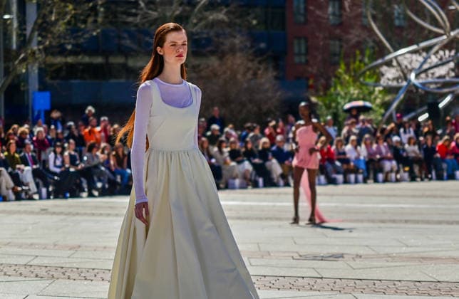 March 12, 2026, Madrid, Madrid, SPAIN: Models walk the runway on the urban catwalk set up in Plaza de EspaoÂ±a during the opening event of OMODA Madrid es Moda, marking the start of Madrid Fashion Week. The show brings together 25 Spanish independent fashion designers in one of the capital s most iconic locations. Madrid SPAIN  - ZUMAz108 20260312_znp_z108_031 Copyright: xRichardxZubelzux