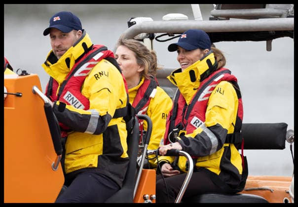 . 12 03 2026. London, United Kingdom. Prince William and Kate Middleton , the Prince and Princess of Wales, during a visit to the Royal National Lifeboat Institution (RNLI) Tower Lifeboat Station in London. .  xStephenxLockx xi-Imagesx IIM-26628-0023