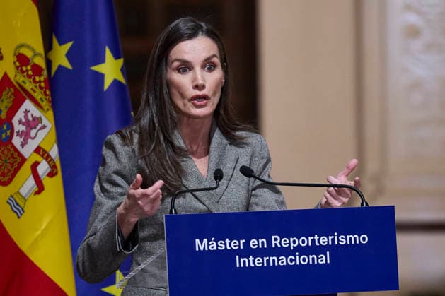 March 12, 2026, Alcala De Henares, Madrid, Spain: QUEEN LETIZIA of Spain attends the closing of third edition of permanent training master in Ã¢â‚¬oeReportismo InternacionalÃ¢ Alcala De Henares Spain - ZUMAc260 20260312_zep_c260_014 Copyright: xMikexChicorrox