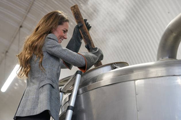 . 12 03 2026. London, United Kingdom. Prince William and Kate Middleton, the Prince and Princess of Wales, during a visit to the Southwark Brewing Company in South London.  xPoolx xi-Imagesx IIM-26631-0021