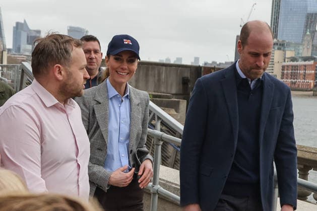 March 12, 2026, London, London, UK: London, UK. William, Prince of Wales, and Catherine, Princess of Wales depart the RNLI (Royal National Lifeboat Institution) Tower Lifeboat Station in London after hearing about the work of staff and volunteers saving lives on the River Thames. The visit comes as the RNLI marks the 25th anniversary of its lifeguard service. London UK  - ZUMAl94_ 20260312_zaf_l94_015 Copyright: xDinendraxHariax