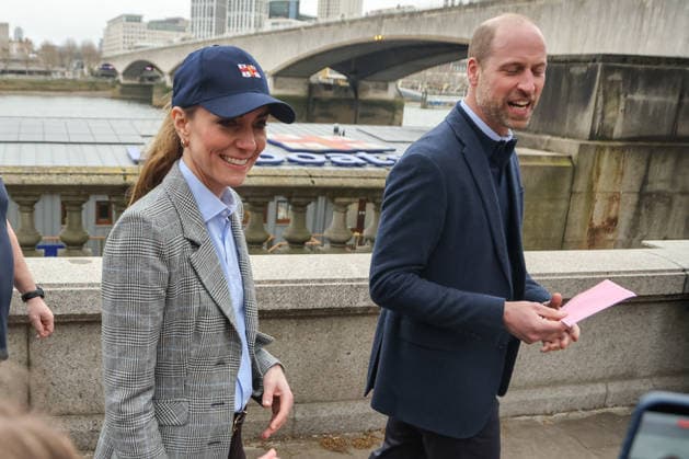 March 12, 2026, London, London, UK: London, UK. William, Prince of Wales, and Catherine, Princess of Wales depart the RNLI (Royal National Lifeboat Institution) Tower Lifeboat Station in London after hearing about the work of staff and volunteers saving lives on the River Thames. The visit comes as the RNLI marks the 25th anniversary of its lifeguard service. London UK  - ZUMAl94_ 20260312_zaf_l94_018 Copyright: xDinendraxHariax
