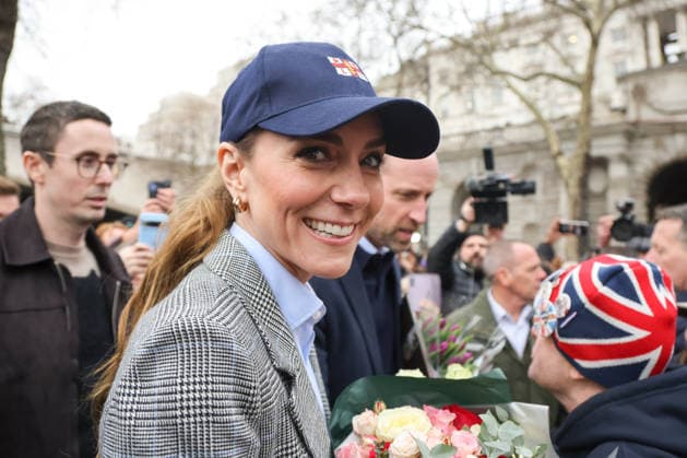 March 12, 2026, London, London, UK: London, UK. William, Prince of Wales, and Catherine, Princess of Wales greet well-wishers outside the RNLI (Royal National Lifeboat Institution) Tower Lifeboat Station in London. London UK  - ZUMAl94_ 20260312_zaf_l94_022 Copyright: xDinendraxHariax