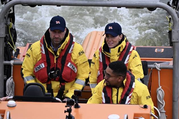 Prince William and Princess Catherine visit RNLI lifeboat station in London LONDON, UNITED KINGDOM – MARCH 12: Prince William, Prince of Wales, and Catherine, Princess of Wales, arrive at the RNLI Tower Lifeboat Station during a visit in London, United Kingdom on March 12, 2026. The royal couple met with RNLI lifeboat crew members and volunteers operating on the River Thames and received information about their lifesaving work. Rasid Necati Aslim Anadolu London United Kingdom. Editorial use only. Please get in touch for any other usage.  Copyright: x2026xAnadoluxRasidxNecatixAslimx