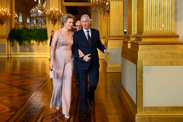 Spring Concert Belgian Royals12 03 2026 BRUSSELS, BELGIUM - Their Majesties the King and Queen and Prince Laurent of Belgium pictured arriving a spring Concert putting the spotlight on the theme of innovation by inviting guests who contribute to the advancement of society through their creativity, precision and dedication on March 12, 2026 in Brussels, Belgium, 12 03 2026 Brussels Belgium  Copyright: xPhilipxReynaersx