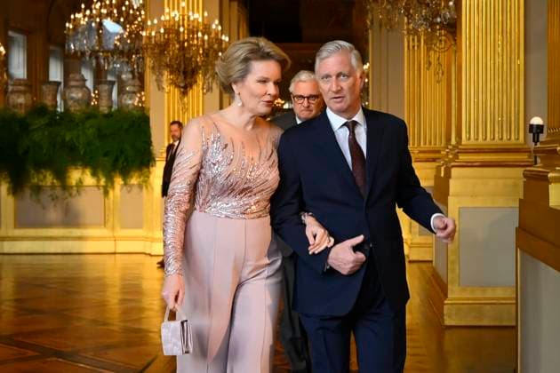 Spring Concert Belgian Royals12 03 2026 BRUSSELS, BELGIUM - Their Majesties the King and Queen and Prince Laurent of Belgium pictured arriving a spring Concert putting the spotlight on the theme of innovation by inviting guests who contribute to the advancement of society through their creativity, precision and dedication on March 12, 2026 in Brussels, Belgium, 12 03 2026 Brussels Belgium  Copyright: xPhilipxReynaersx