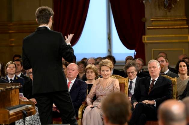 Spring Concert Belgian Royals12 03 2026 BRUSSELS, BELGIUM - Their Majesties the King and Queen pictured hosting a spring Concert putting the spotlight on the theme of innovation by inviting guests who contribute to the advancement of society through their creativity, precision and dedication on March 12, 2026 in Brussels, Belgium, 12 03 2026 Brussels Belgium  Copyright: xPhilipxReynaersx