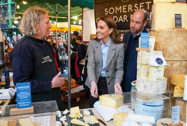 The Prince and Princess of Wales visit Borough Market The Prince and Princess of Wales visit Borough Market in London, UK, on the 12th March 2026. Picture by Arthur Edwards WPA-Pool London Borough Market London United Kingdom  WHA-0811