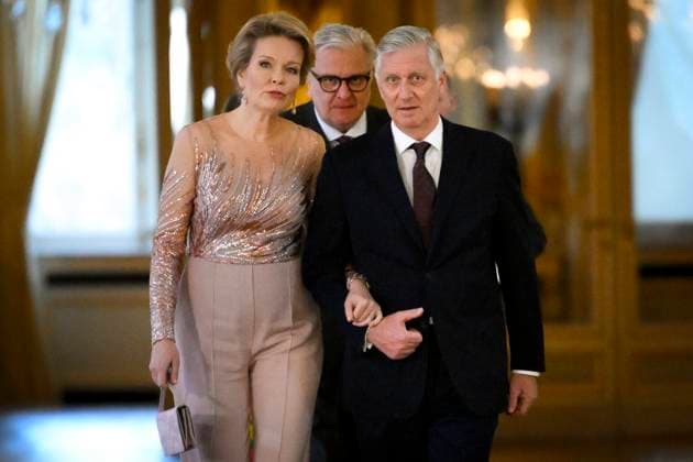 Spring Concert Belgian Royals12 03 2026 BRUSSELS, BELGIUM - Their Majesties the King and Queen and Prince Laurent of Belgium pictured arriving a spring Concert putting the spotlight on the theme of innovation by inviting guests who contribute to the advancement of society through their creativity, precision and dedication on March 12, 2026 in Brussels, Belgium, 12 03 2026 Brussels Belgium  Copyright: xPhilipxReynaersx