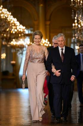 Spring Concert Belgian Royals12 03 2026 BRUSSELS, BELGIUM - Their Majesties the King and Queen and Prince Laurent of Belgium pictured arriving a spring Concert putting the spotlight on the theme of innovation by inviting guests who contribute to the advancement of society through their creativity, precision and dedication on March 12, 2026 in Brussels, Belgium, 12 03 2026 Brussels Belgium  Copyright: xPhilipxReynaersx