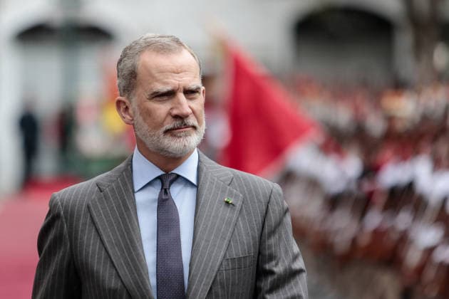 Bolivia welcomes King Felipe VI during his visit to South America LA PAZ, BOLIVIA - MARCH 12: Spain s King Felipe VI, receives military honors at the government palace as he arrives to meet with Bolivian President Rodrigo Paz during the visit of the King of Spain Felipe VI to Bolivia, in La Paz, Bolivia, on March 12, 2026. After six years, King Felipe VI of Spain arrived in La Paz, Bolivia, for a brief visit as part of a tour of South America. The arrival of the Spanish monarch now takes on special significance due to his personal friendship with Bolivian President Rodrigo Paz, and this visit marks the beginning of a new chapter in relations, with the goal of revitalizing Bolivia s ties with Europe. Jorge Mateo Romay Salinas Anadolu La P Copyright: x2026xAnadoluxJorgexMateoxRomayxSalinasx
