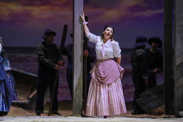 Dress rehearsal of the opera Marina by Emilio Arrieta at the Teatro de la Maestranza Seville Images of the rehearsal of the opera Marina On March 12, 2026 in Seville, Andalusia Spain The opera Marina Emilio Arrieta, in production of the Teatro de la Zarzuela, has its dress rehearsal at the Teatro de la Maestranza, with stellar cast Sabina Puértolas Marina , Ismael Jordi Jorge and Juan Jesús Rodríguez Roque 12 MARCH 2026 Francisco J Sevilla, Andalucia Sevilla, Andalucia Spain  Copyright: xFranciscoxJ.xOlmox 7361596