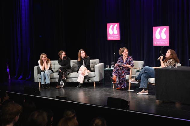Klara Felixberger, Irem Demirci, Marie Rüscher, Charleen Florijn, Rasha Khayat read and speak at Lit Cologne, the international literature festival OffSpring Award 2026
