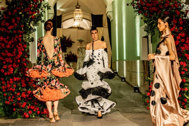 Juana Martin presents her new collection of flamenco fashion and prêt a porter Several models parade presenting the new collection of flamenco fashion and prêt a porter of the designer Juana Martin, at the Royal Academy of Fine Arts of San Fernando, on March 12, 2026, in Madrid Spain Juana Martin, Cordovan designer of gypsy origin and first Spanish woman to parade in the Haute Couture in Paris, presents today her flamenco collection Herencia The fashion show, framed in the Madrid fashion week OMODA Madrid es Moda , is her only event in Spain in 2026 and pays tribute to the flower as a timeless symbol of flamenco 12 MARCH 2026 FASHION DESIGNER COLLECTION MODEL MODEL SHOWS SHOW Madrid Madrid Spain  Copyright: xRicardoxRubiox 7361780