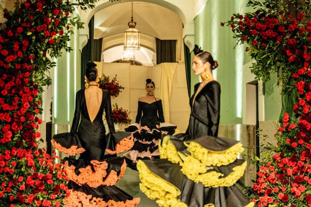 Juana Martin presents her new collection of flamenco fashion and prêt a porter Several models parade presenting the new collection of flamenco fashion and prêt a porter of the designer Juana Martin, at the Royal Academy of Fine Arts of San Fernando, on March 12, 2026, in Madrid Spain Juana Martin, Cordovan designer of gypsy origin and first Spanish woman to parade in the Haute Couture in Paris, presents today her flamenco collection Herencia The fashion show, framed in the Madrid fashion week OMODA Madrid es Moda , is her only event in Spain in 2026 and pays tribute to the flower as a timeless symbol of flamenco 12 MARCH 2026 FASHION DESIGNER COLLECTION MODEL MODEL SHOWS SHOW Madrid Madrid Spain  Copyright: xRicardoxRubiox 7361783