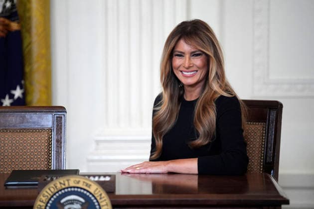 Donald Trump on Women s History Month - Washington US President Donald Trump and First lady Melania Trump participate in a Women s History Month Event in the East Room of the White House in Washington on March 12, 2026. Photo by Yuri Gripas ABACAPRESS.COM Washington DC United States  Copyright: xGripasxYuri ABACAx