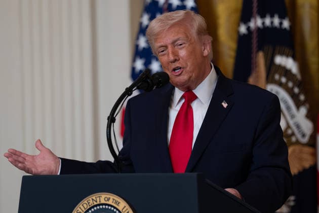 March 12, 2026, Washington, Dc, United States: President DONALD TRUMP and First Lady MELANIA TRUMP hosted a WomenÃ¢â‚¬â ¢s History Month observance at the White House on March 12, 2026. Washington United States - ZUMAl312 20260312_znp_l312_013 Copyright: xAndrewxLeydenx