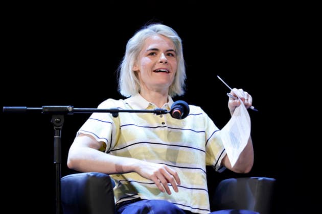 Comedian Hazel Brugger at the event Hazel Thomas Hörerlebnis live as part of Lit Cologne 2026 at the Theater am Tanzbrunnen Cologne, 12 03 2026 NRW Germany Copyright: xChristophxHardtx