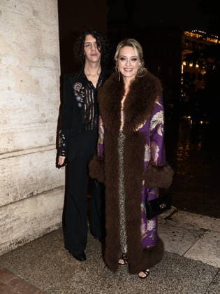 Rome, Palazzo Barberini, Valentino fashion show - arrivals. Pictured: Motta, Carolina Crescentini  Copyright: xMarcoxProvvisionatox xipa-agency.netx xLandi Provvisionatox IPA_Agency_IPA72787756