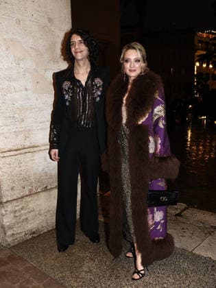 Rome, Palazzo Barberini, Valentino fashion show - arrivals. Pictured: Motta, Carolina Crescentini  Copyright: xMarcoxProvvisionatox xipa-agency.netx xLandi Provvisionatox IPA_Agency_IPA72787762