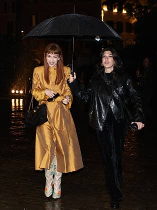 Rome, Palazzo Barberini, Valentino fashion show - arrivals. Pictured: Britt Lower  Copyright: xMarcoxProvvisionatox xipa-agency.netx xLandi Provvisionatox IPA_Agency_IPA72787808