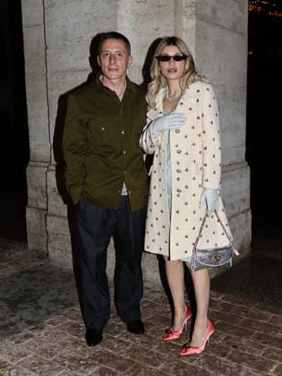 Rome, Palazzo Barberini, Valentino fashion show - arrivals. Pictured: Michele Alhaique, Carlotta Antonelli  Copyright: xMarcoxProvvisionatox xipa-agency.netx xLandi Provvisionatox IPA_Agency_IPA72787898
