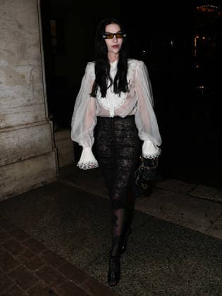 Rome, Palazzo Barberini, Valentino fashion show - arrivals. Pictured: Mariacarla Boscono  Copyright: xMarcoxProvvisionatox xipa-agency.netx xLandi Provvisionatox IPA_Agency_IPA72787924