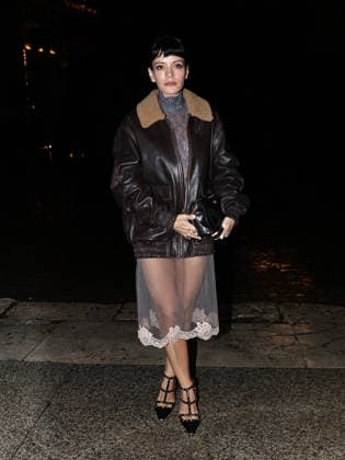 Rome, Palazzo Barberini, Valentino fashion show - arrivals. Pictured: Lily Allen  Copyright: xMarcoxProvvisionatox xipa-agency.netx xLandi Provvisionatox IPA_Agency_IPA72787942