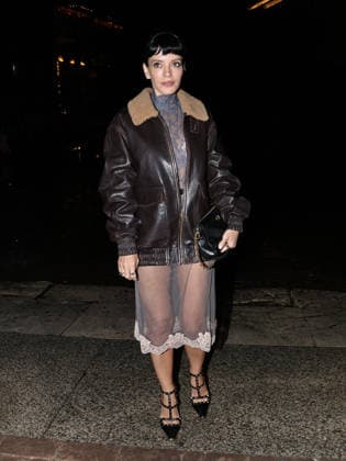 Rome, Palazzo Barberini, Valentino fashion show - arrivals. Pictured: Lily Allen  Copyright: xMarcoxProvvisionatox xipa-agency.netx xLandi Provvisionatox IPA_Agency_IPA72787957