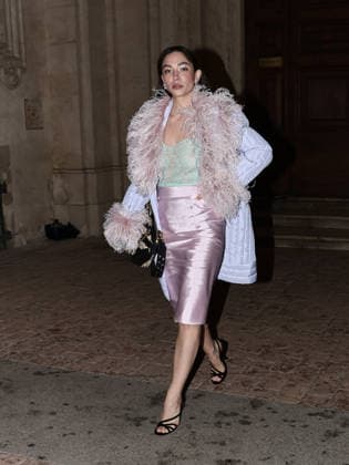 Rome, Palazzo Barberini, Valentino fashion show - arrivals. Pictured: Matilda De Angelis  Copyright: xMarcoxProvvisionatox xipa-agency.netx xLandi Provvisionatox IPA_Agency_IPA72788054