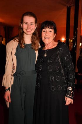 Claudia Sollbach with granddaughter Lena Premiere The Farewell Letter Comedy at the Hotel Bayerischer Hof Theater Munich 12 March 2026