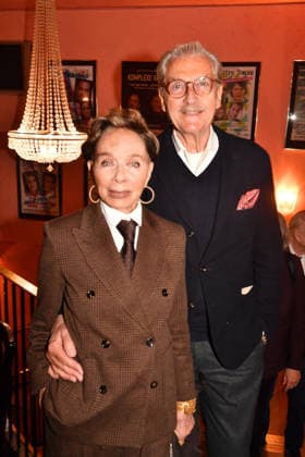 Monika Peitsch with husband Premiere Der Abschiedsbrief Comedy at the Hotel Bayerischer Hof Theater Munich 12 March 2026