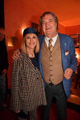 Patricia Riekel and Helmut Markwort Premiere The Farewell Letter Comedy at the Hotel Bayerischer Hof Theater Munich 12 March 2026