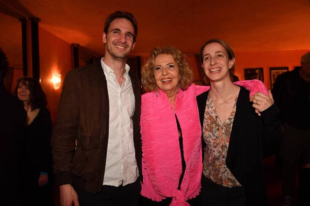 Michaela May with daughter Lilian Premiere Der Abschiedsbrief Comedy at the Hotel Bayerischer Hof Theater Munich 12 March 2026