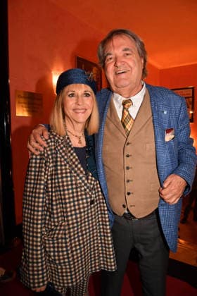 Patricia Riekel and Helmut Markwort Premiere The Farewell Letter Comedy at the Hotel Bayerischer Hof Theater Munich 12 March 2026