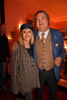 Patricia Riekel and Helmut Markwort Premiere The Farewell Letter Comedy at the Hotel Bayerischer Hof Theater Munich 12 March 2026