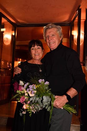 Sigmar Sollbach with wife Claudia Premiere The Farewell Letter Comedy at the Hotel Bayerischer Hof Theater Munich 12 March 2026