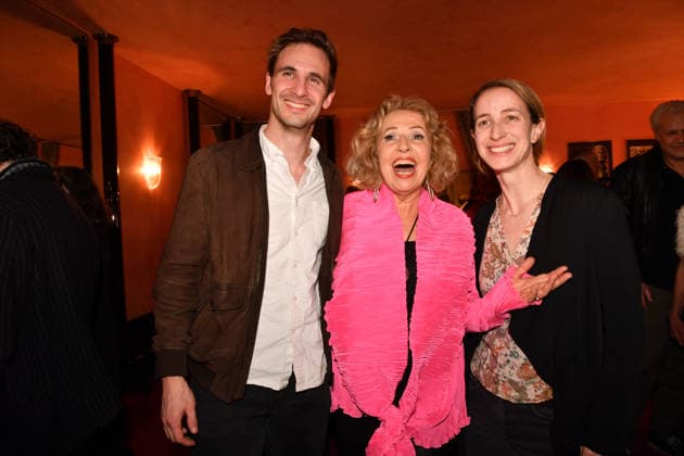 Michaela May with daughter Lilian Premiere Der Abschiedsbrief Comedy at the Hotel Bayerischer Hof Theater Munich 12 March 2026