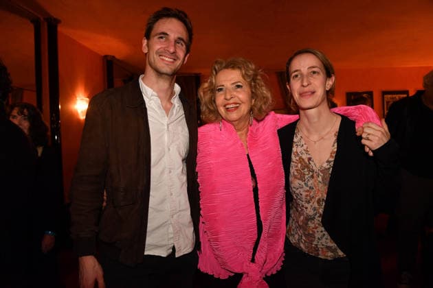 Michaela May with daughter Lilian Premiere Der Abschiedsbrief Comedy at the Hotel Bayerischer Hof Theater Munich 12 March 2026