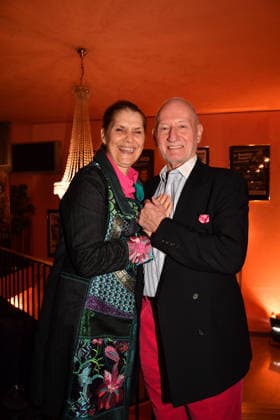 Corinna Binzer and Sepp Schauer Premiere Der Abschiedsbrief Comedy at the Hotel Bayerischer Hof Theater Munich 12 March 2026
