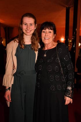 Claudia Sollbach with granddaughter Lena Premiere The Farewell Letter Comedy at the Hotel Bayerischer Hof Theater Munich 12 March 2026