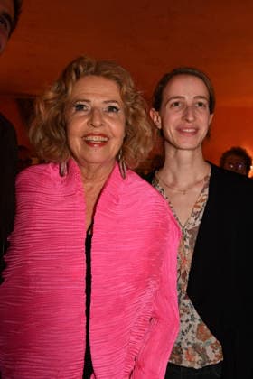 Michaela May with daughter Lilian Premiere Der Abschiedsbrief Comedy at the Hotel Bayerischer Hof Theater Munich 12 March 2026