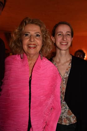 Michaela May with daughter Lilian Premiere Der Abschiedsbrief Comedy at the Hotel Bayerischer Hof Theater Munich 12 March 2026