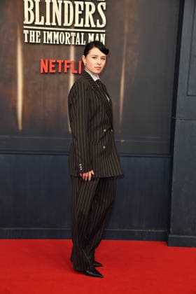 Doreen Wilde at the premiere of PEAKY BLINDERS THE IMMORTAL MAN at Kino International in Berlin on 12 03 2026