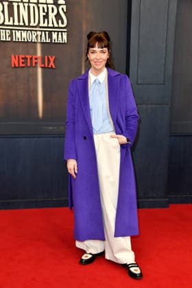 Kim Riedle at the premiere of PEAKY BLINDERS THE IMMORTAL MAN at Kino International in Berlin on 12 03 2026