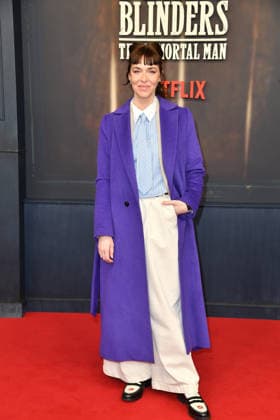 Kim Riedle at the premiere of PEAKY BLINDERS THE IMMORTAL MAN at Kino International in Berlin on 12 03 2026